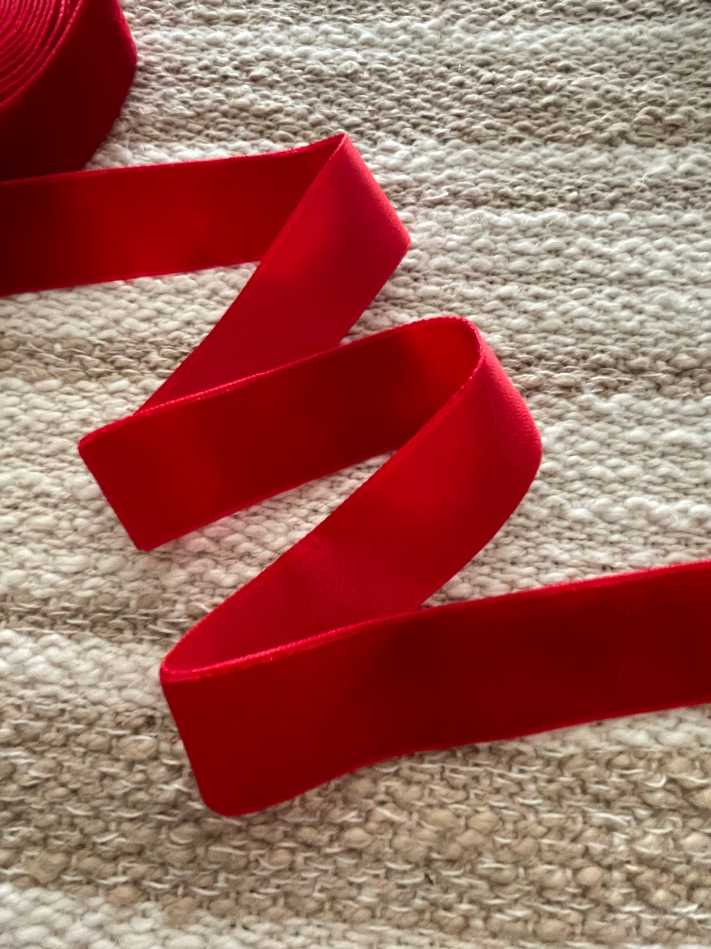 5/8” x 5 yards Velvet Ribbon
