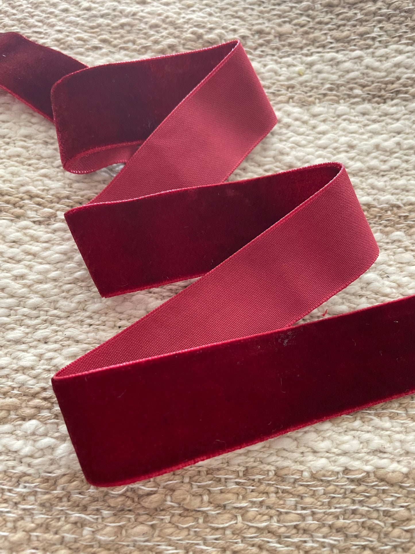 5/8” x 5 yards Velvet Ribbon