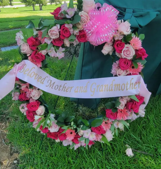Funeral Ribbon Sash