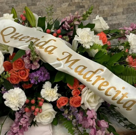 Funeral Ribbon Sash