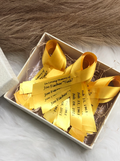 Memorial Ribbons / Funeral Ribbons