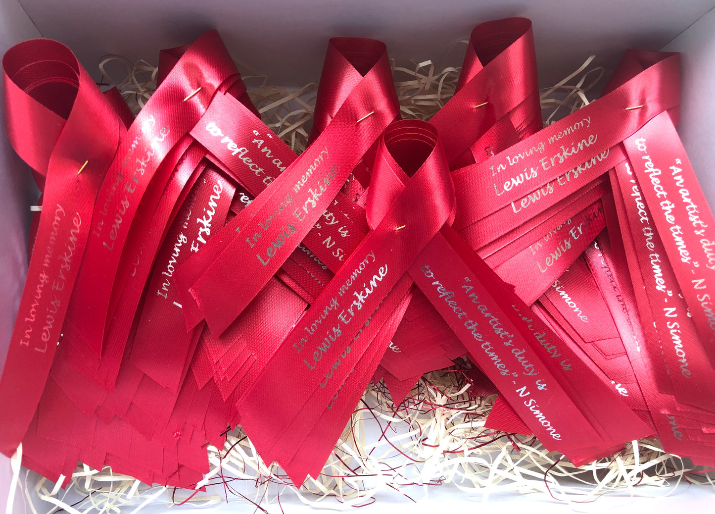 Memorial Ribbons / Funeral Ribbons
