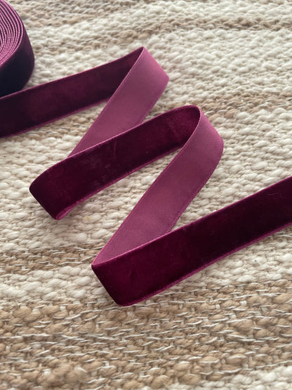 5/8” x 5 yards Velvet Ribbon