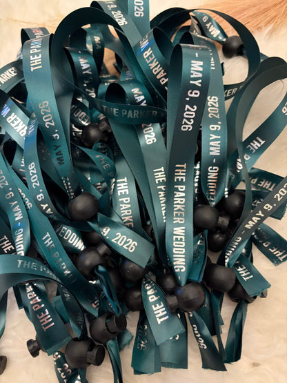 Custom Wedding Wristbands