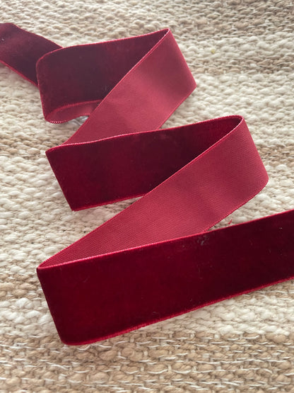 1” x 5 yards Velvet Ribbon