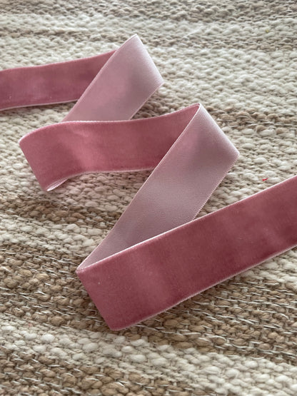 1” x 5 yards Velvet Ribbon