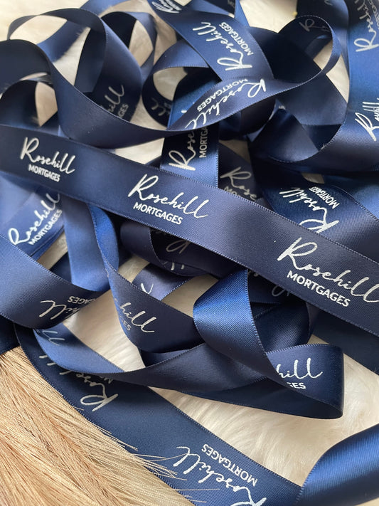 1" Custom Business Branded Ribbon