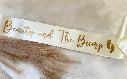 Beauty and The Bump Sash