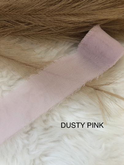 40mm Frayed Edge Chiffon Ribbon