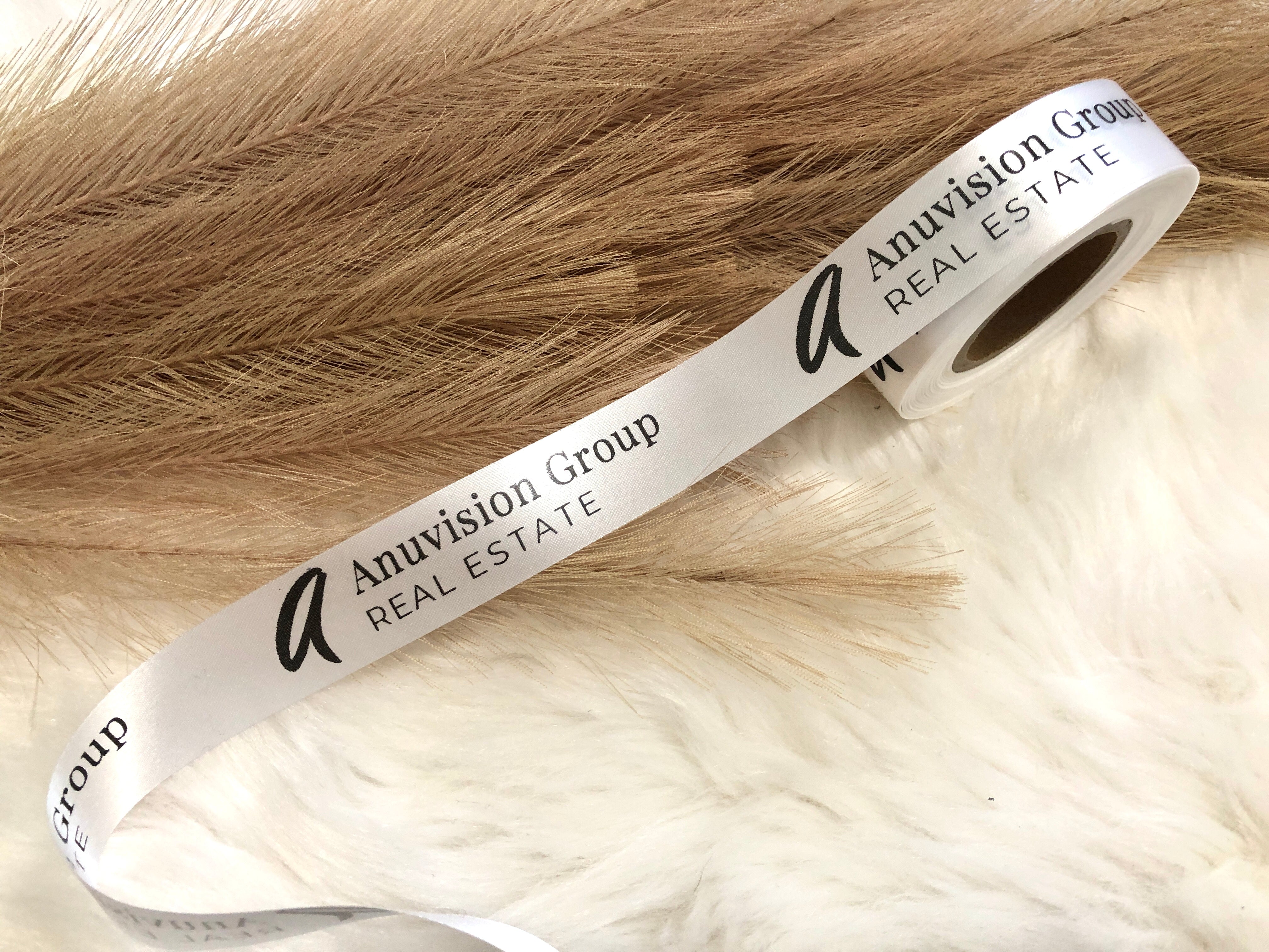Personalised Ribbons 1” Custom Ribbon Print for any Occasions – Add Ribbons
