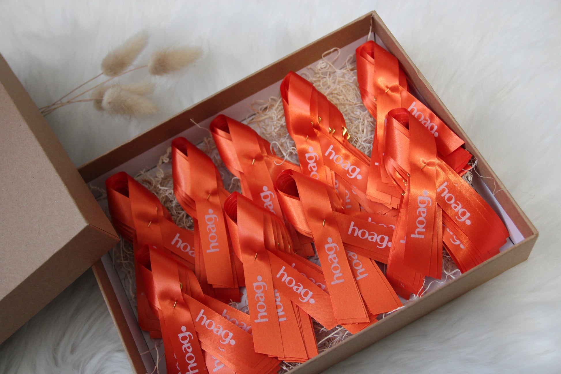 orange awareness ribbons