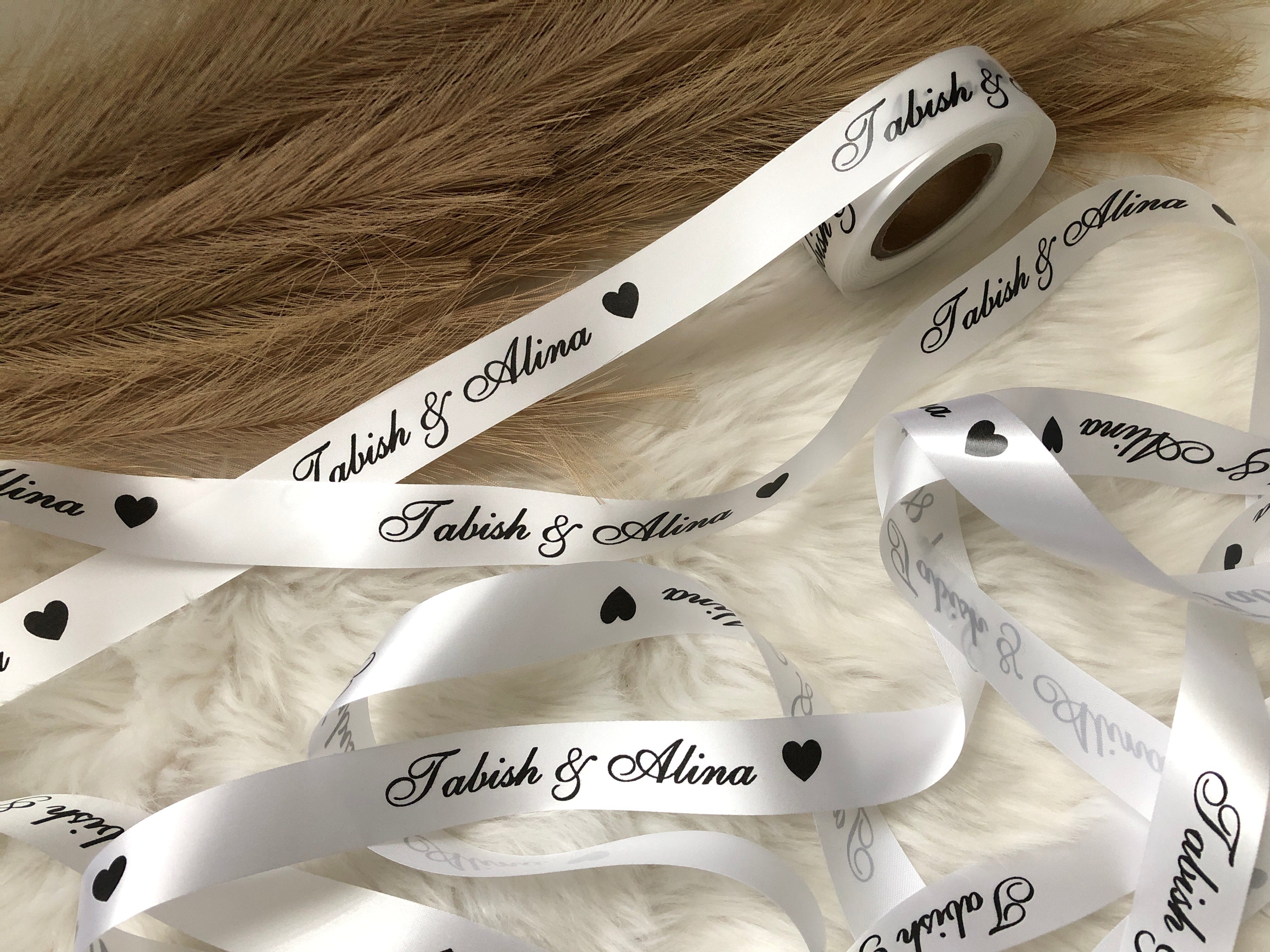 Personalized ribbon sale for wedding favors